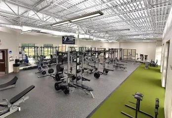 Overview of the weight room