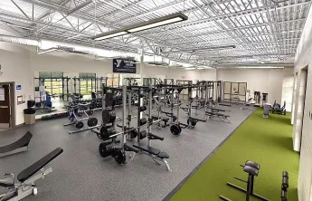 Overview of the weight room